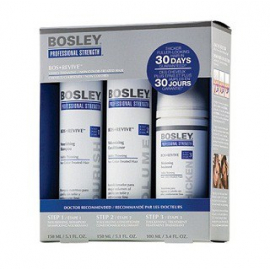 Bosley | Система cиняя для истонченных, неокрашенных волос (шампунь, кондиционер, уход)