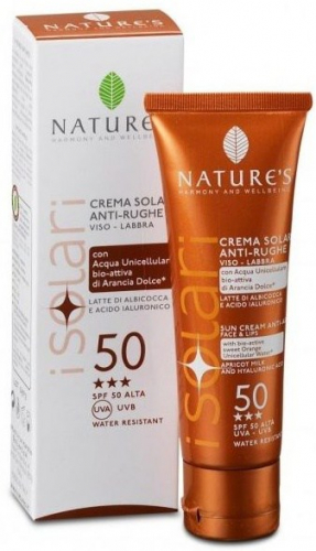 Nature's | Крем против солнца SPF 50 антивозрастной для лица и губ